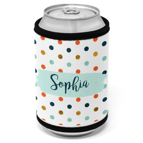 Pollie Dots Can Cooler