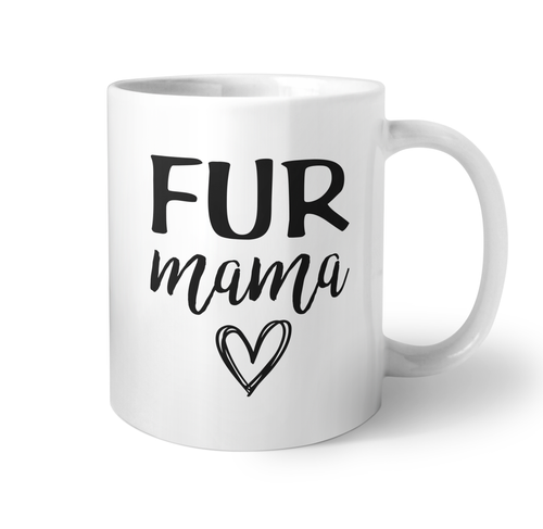 Fur Heart Coffee Mug - NEW
