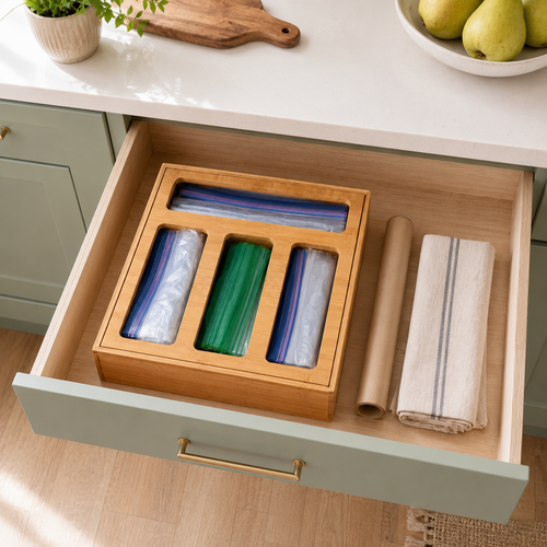 Bamboo Bag Organizer