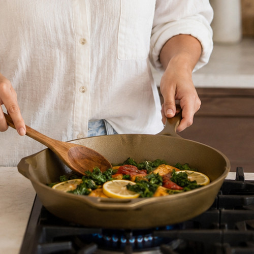Gold No.12 Cast Iron Skillet - Bel Piatto