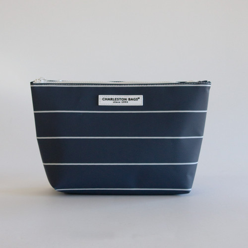 Zippy Pouch - Navy/White