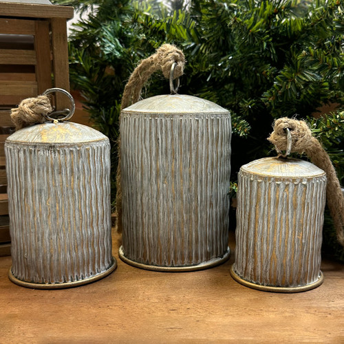 Windsor Rustic Hanging Bells - Set of 3