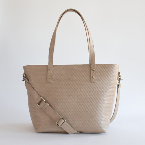 Olivia Organized Tote - Taupe - NEW