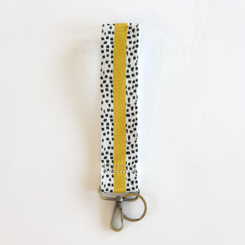 Daffodot Guitar Wristlet Key Chain Strap