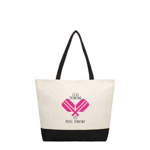 More Dinking Color Block Tote