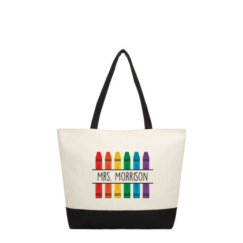 Crayons Color Block Tote