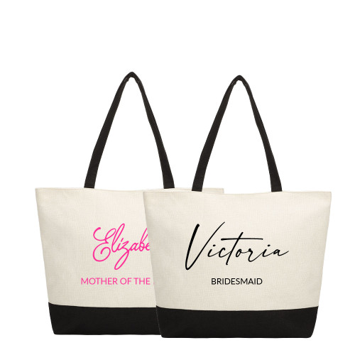 Wedding Party Color Block Tote