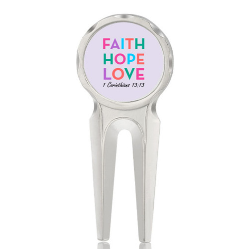 Faith Hope Golf Divot Tool