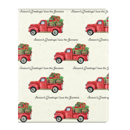 Holiday Hauler Personalized Gift Wrap