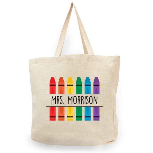 Crayons Shopper Tote