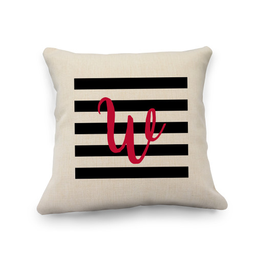 BW Modern Stripes Natural Pillow Cover
