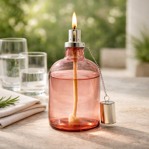Laguna Tabletop Torch -Maroon