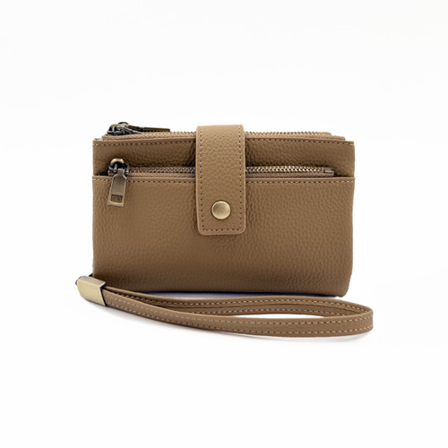 Sedona Wristlet Wallet - Tan
