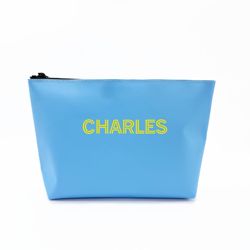 Zippy Pouch - Azure - Named - NEW