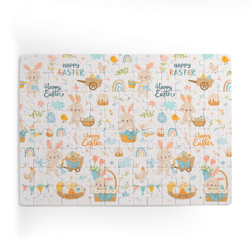 Bunny Basket Easter Puzzle