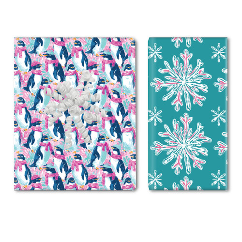 Preppy Penguins & Frosty Flakes Wrap - NEW