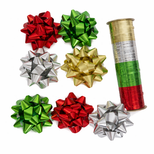 Metallic Ribbons & Bows Galore