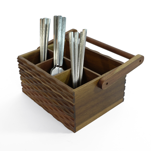 Artisan Acacia Utensil Caddy