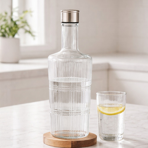 Maison Glass Beverage Bottle