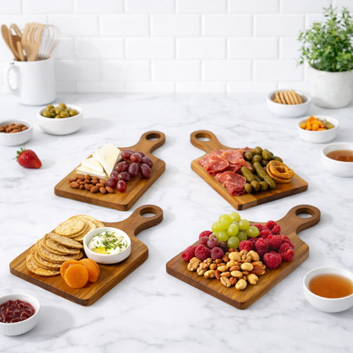 Acacia Individual Charcuterie Boards