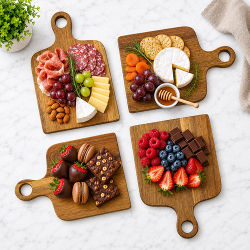 Acacia Individual Charcuterie Boards - NEW