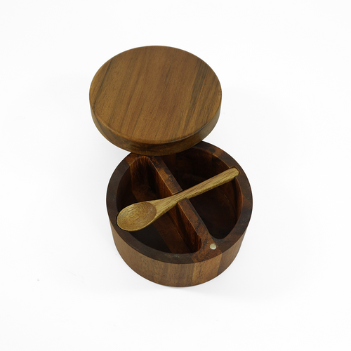 Acacia Divided Salt Keeper