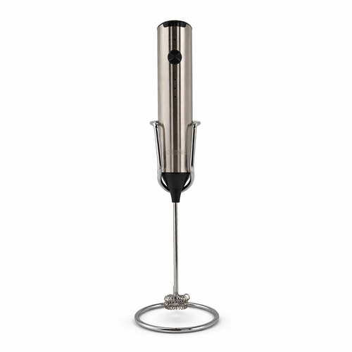 Stainless Rechargeable Milk Frother & Stand