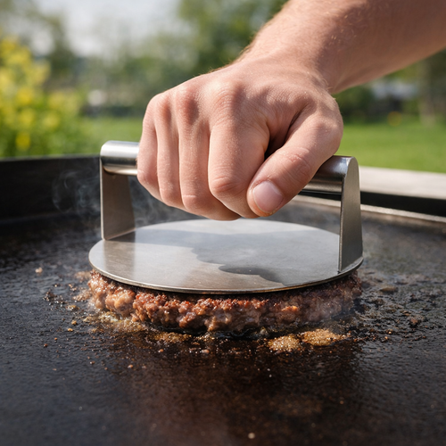 Stainless Grill Press