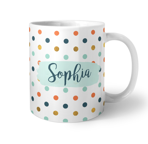 Pollie Dots Coffee Mug - NEW