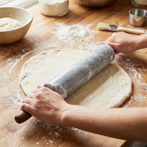 Marble & Acacia Rolling Pin