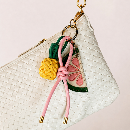 Pop Citrus Knot Bag Charm