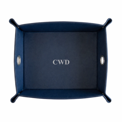 Catchall Valet - Navy - Stamped
