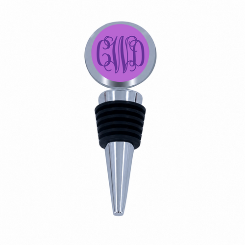 Vine Monogram Bottle Stopper