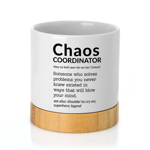 Chaos Coordinator Ceramic Container & Base - NEW