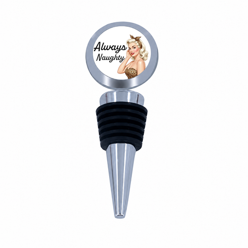 Always Naughty Retro Bottle Stopper - NEW