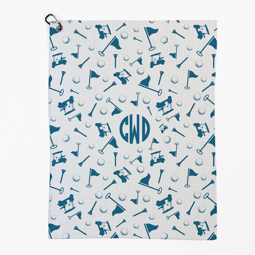 Fairway Icons Microfiber Golf Towel