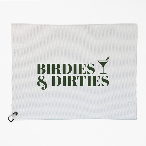 Birdies Microfiber Golf Towel