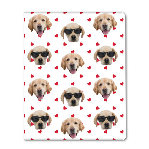 Heartfelt Faces Personalized Photo Gift Wrap