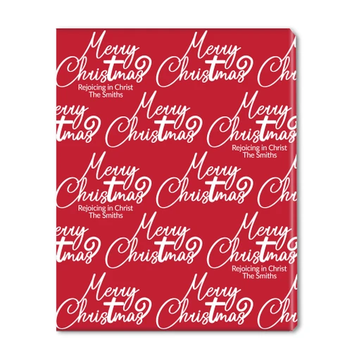 Christ-Centered Christmas Personalized Gift Wrap
