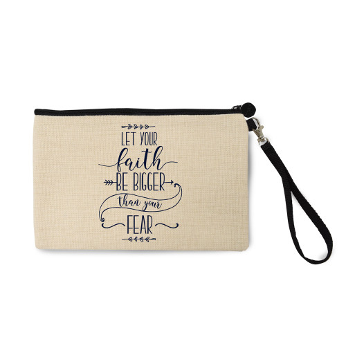 Let Your Faith Natural Zip Pouch