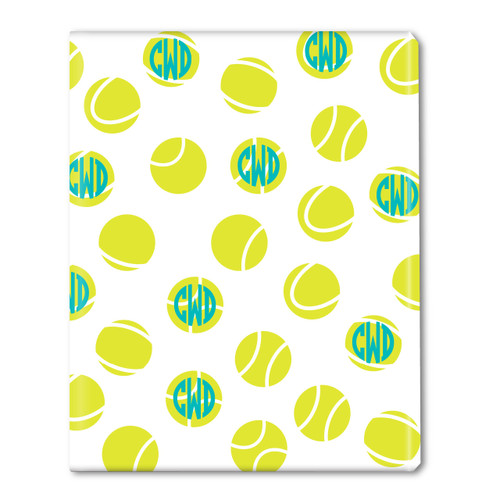 Tennis Monogram Gift Wrap