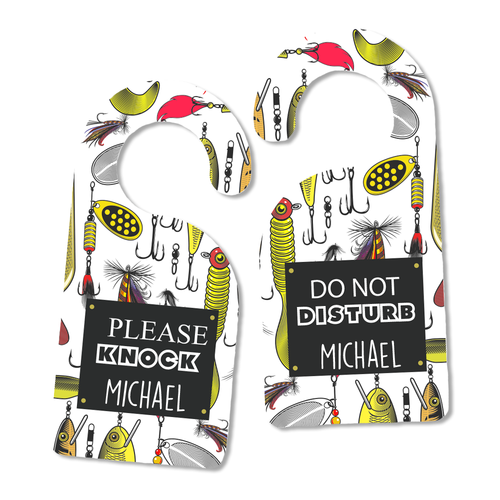 Vintage Lures Door Hanger