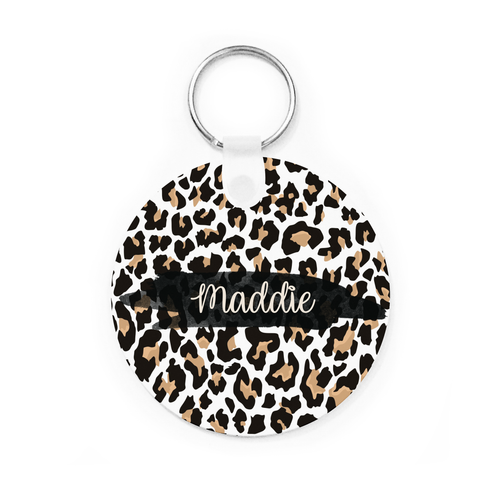 Leopard Print Key Chain