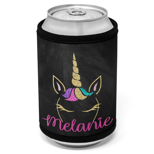 Unicorn Glitter Can Cooler