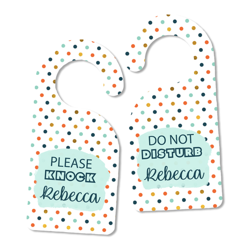 Pollie Dots Door Hanger