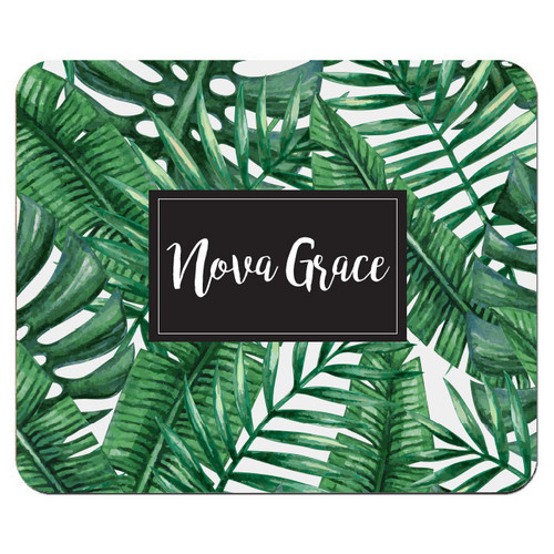 Tropical Leaves Mouse Pad