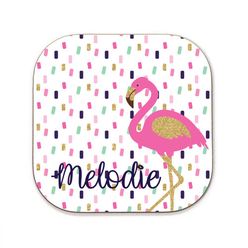Flamingo Sprinkles Coaster