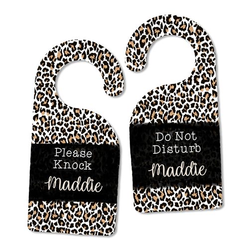 Leopard Door Hanger