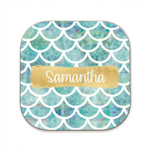 Sea Blue Scales Coaster