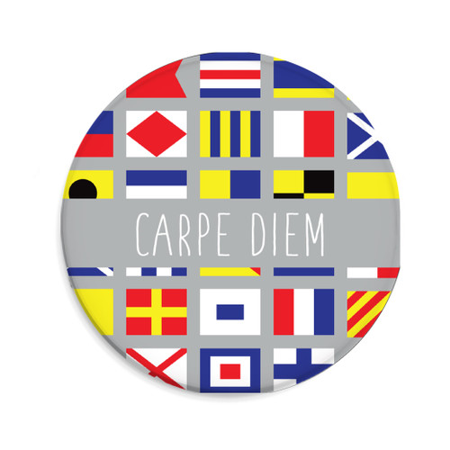 Nautical Flags Sandstone Coaster